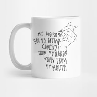 Introverted Words Mug